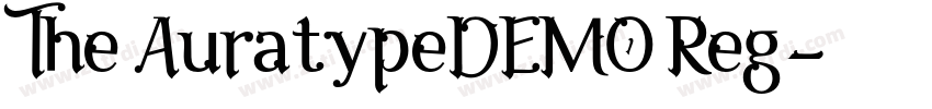 The AuratypeDEMO Reg字体转换